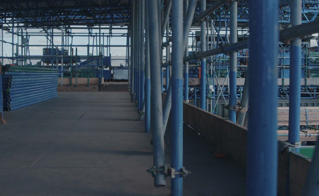 Reclad System Scaffolding