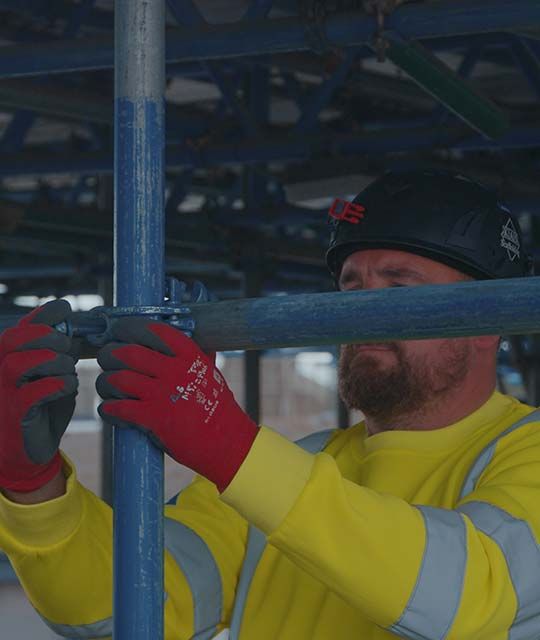 Reclad System Scaffolding